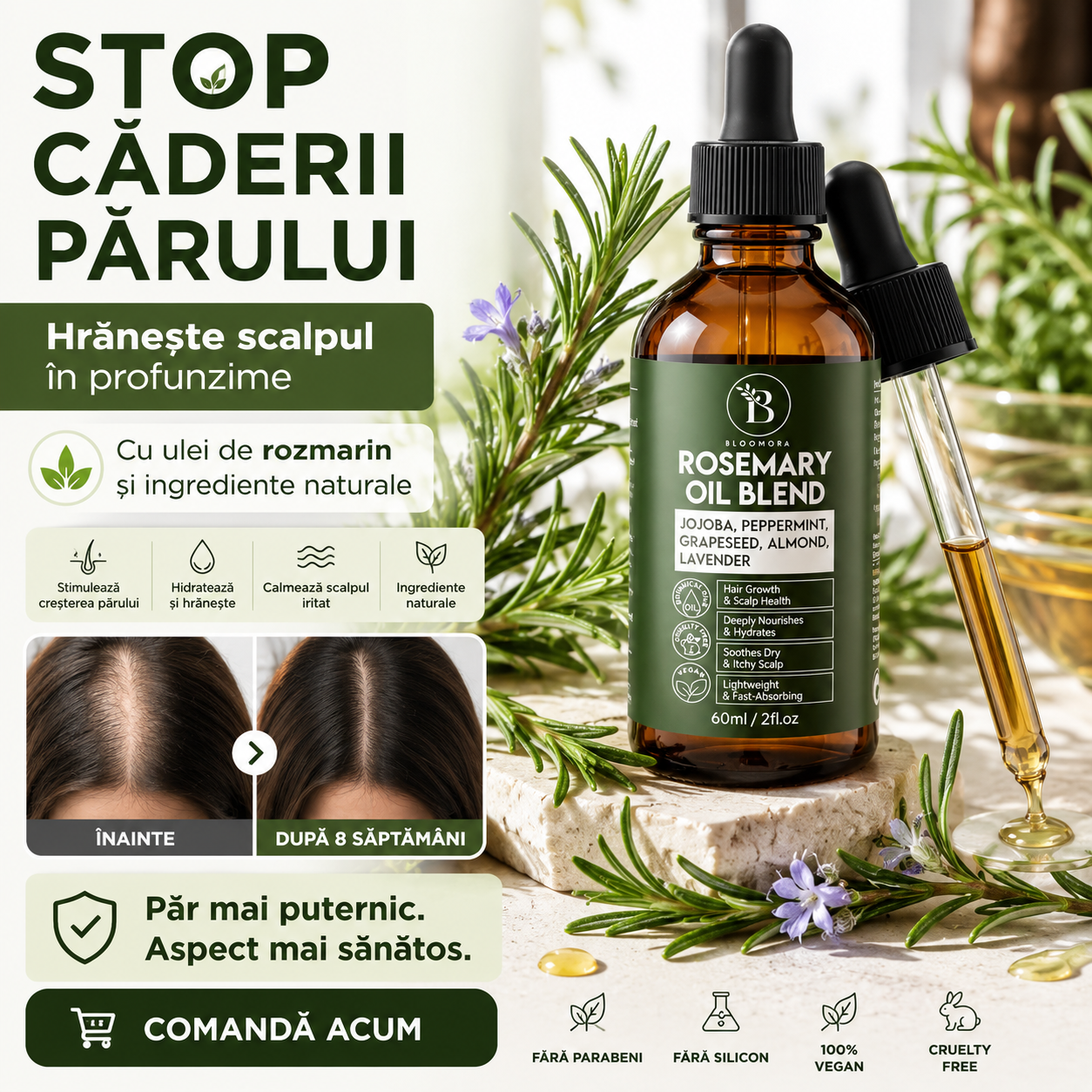 Ulei de Creștere Păr Magic