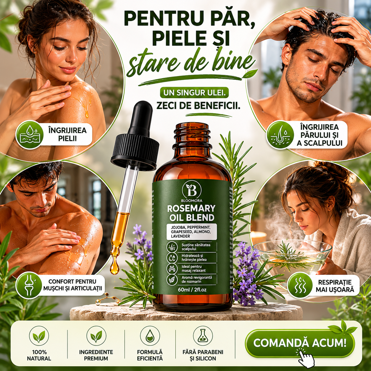Ulei de Creștere Păr Magic